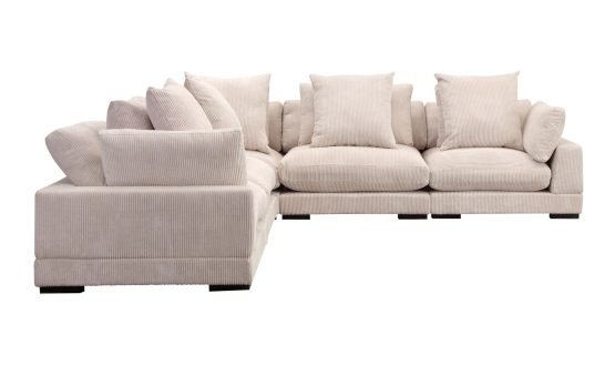 TUMBLE CLASSIC L-SHAPED MODULAR SECTIONAL CAPPUCCINO - Image 3