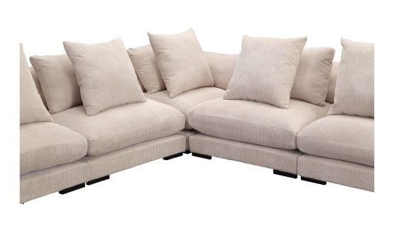 TUMBLE CLASSIC L-SHAPED MODULAR SECTIONAL CAPPUCCINO - Image 5