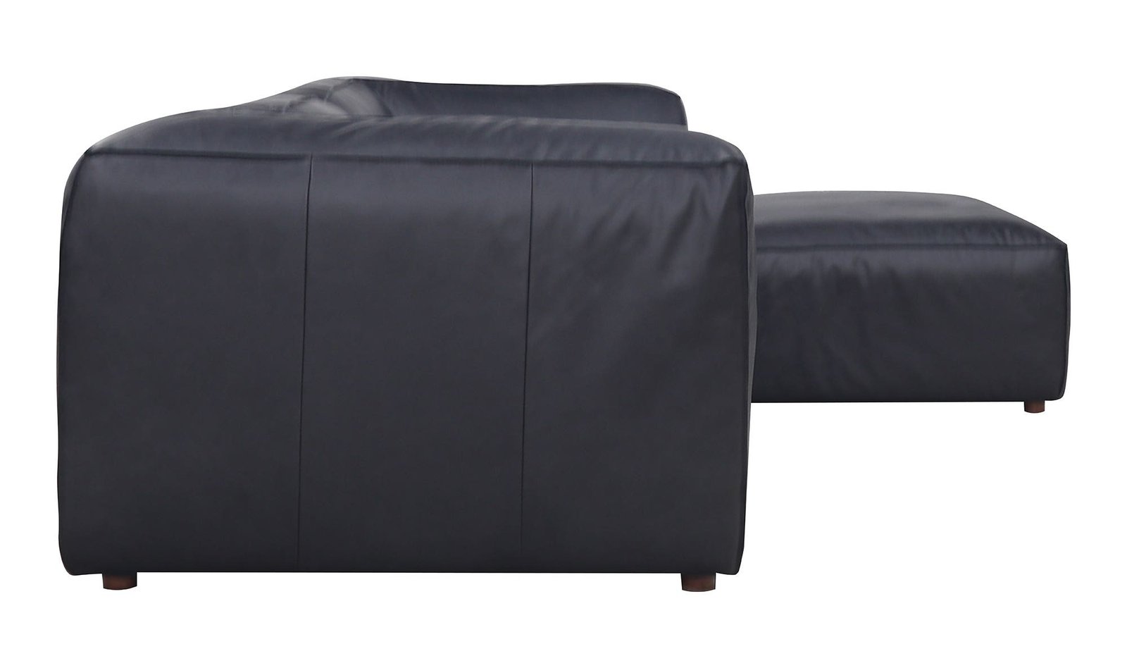 FORM LOUNGE MODULAR SECTIONAL LEATHER VANTAGE BLACK - Image 4