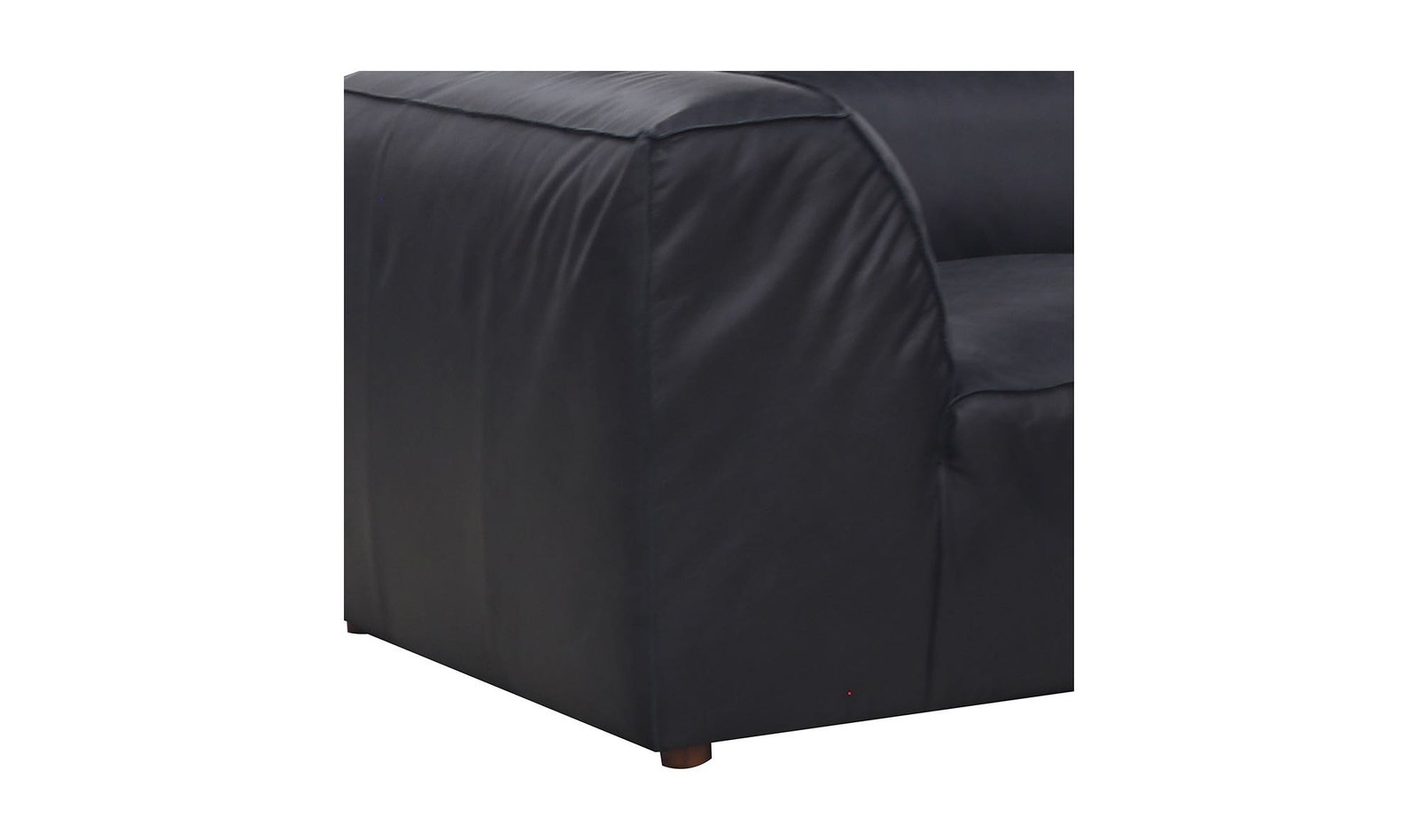 FORM LOUNGE MODULAR SECTIONAL LEATHER VANTAGE BLACK - Image 5
