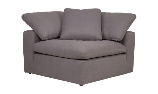 CLAY CORNER CHAIR LIGHT GREY