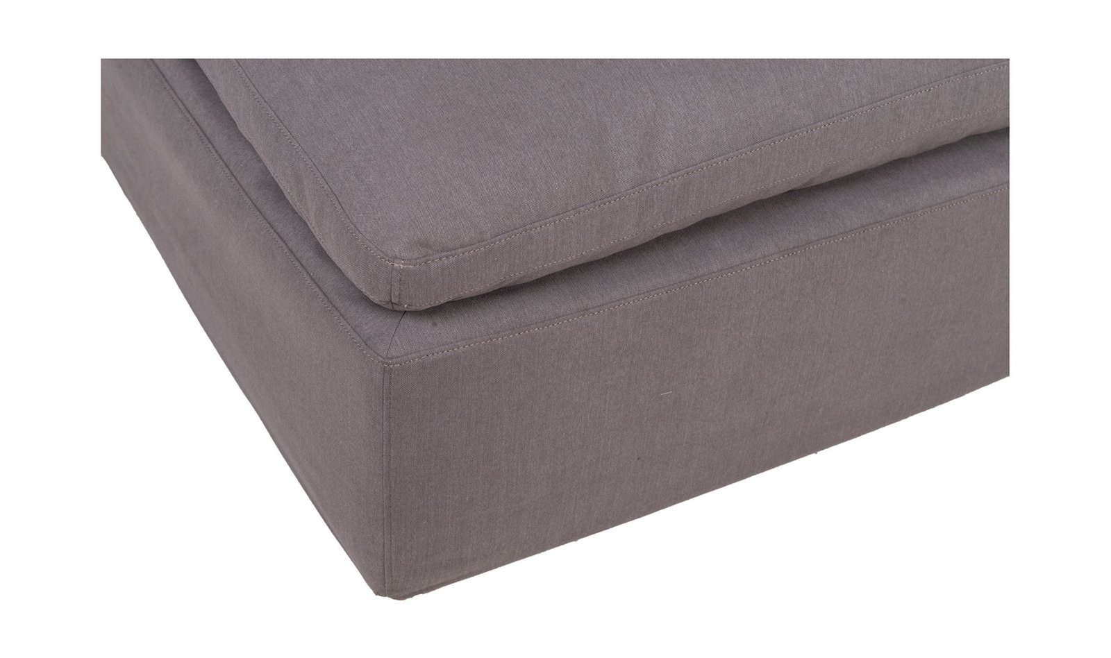 CLAY OTTOMAN LIGHT GREY - Image 4