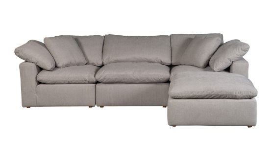 CLAY LOUNGE MODULAR SECTIONAL LIGHT GREY