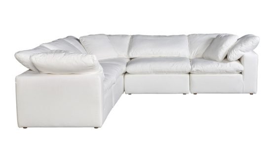 CLAY CLASSIC L-SHAPED MODULAR SECTIONAL CREAM WHITE - Image 2