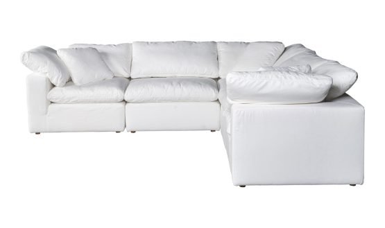 CLAY CLASSIC L-SHAPED MODULAR SECTIONAL CREAM WHITE - Image 3
