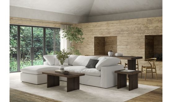 TERRA CONDO CORNER CHAIR CREAM WHITE - Image 3