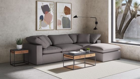 TERRA CONDO CORNER CHAIR LIGHT GREY - Image 2
