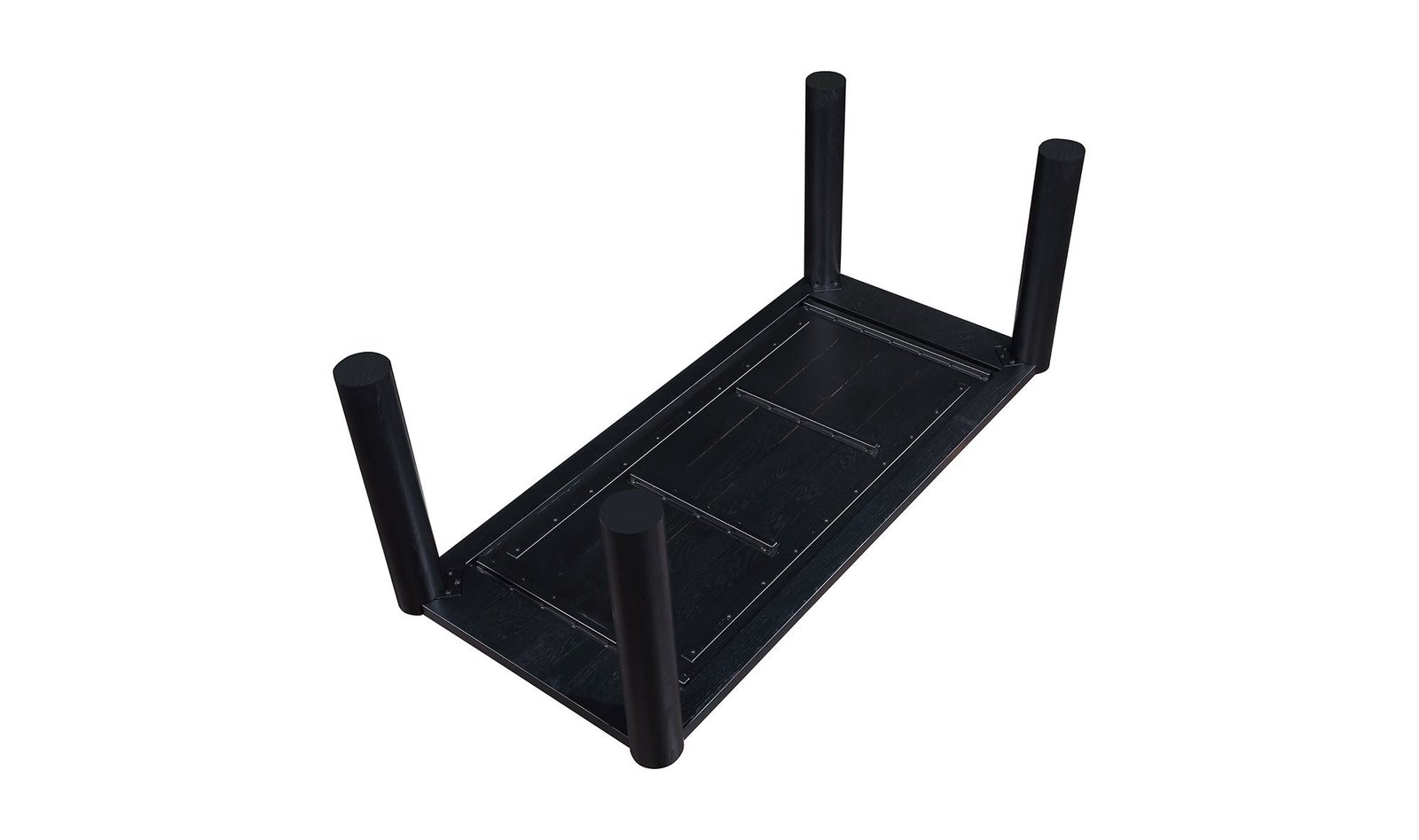 POST SMALL DINING TABLE BLACK - Image 5