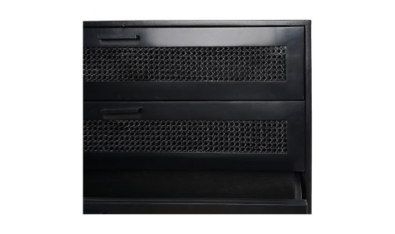 ASHTON 3 DRAWER NIGHTSTAND BLACK - Image 5