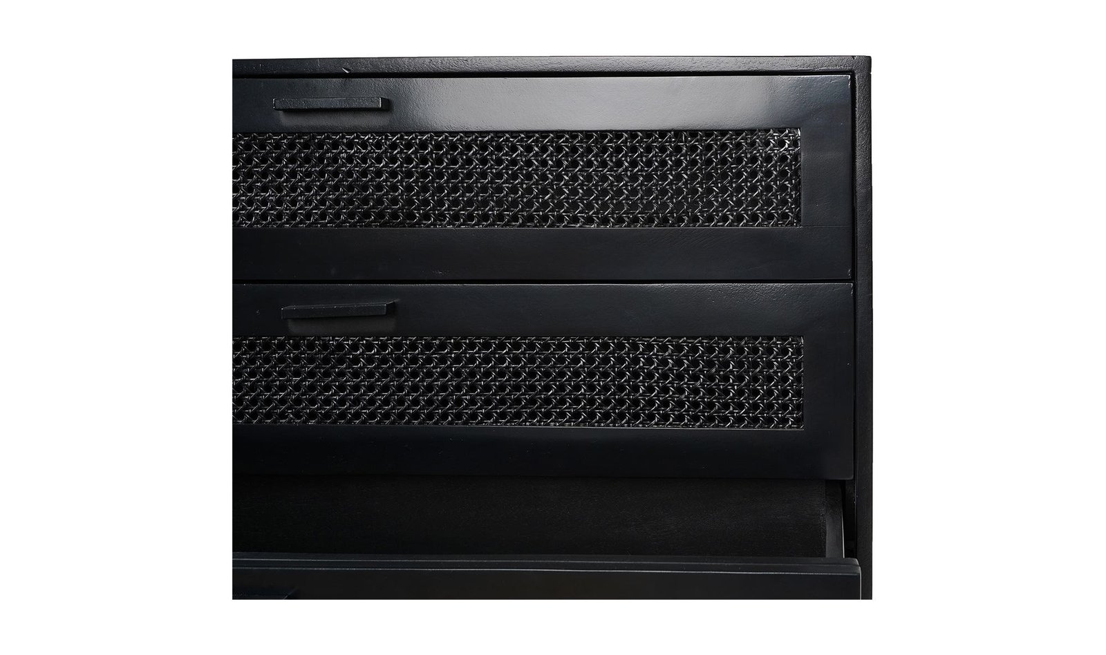 ASHTON 3 DRAWER NIGHTSTAND BLACK - Image 5