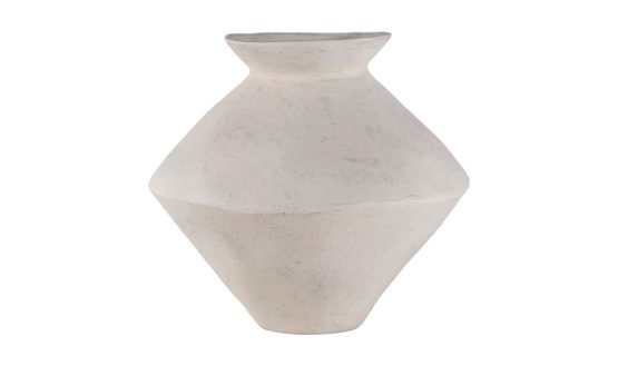 RAJA MEDIUM DECORATIVE VESSEL WHITE
