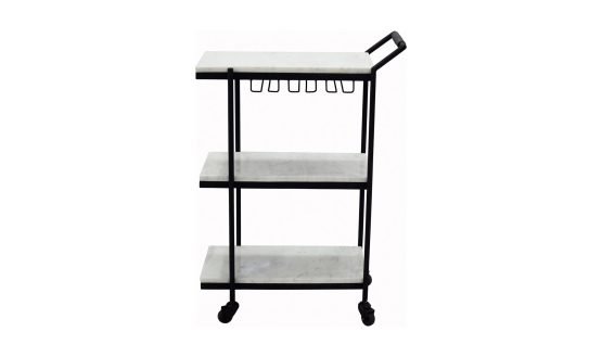 AFTER HOURS BAR CART WHITE