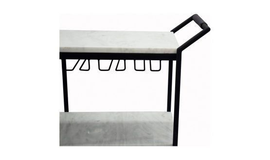 AFTER HOURS BAR CART WHITE - Image 5