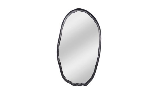 FOUNDRY OVAL MIRROR BLACK