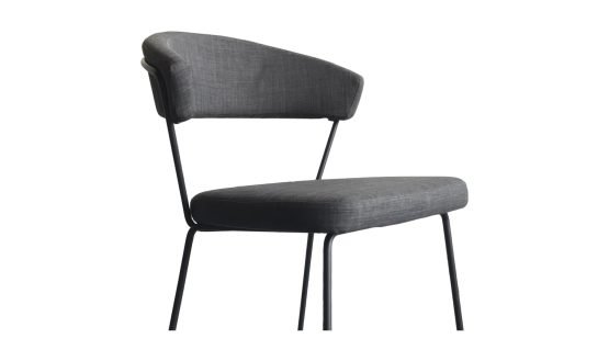 ADRIA COUNTER STOOL DARK GREY - Image 5