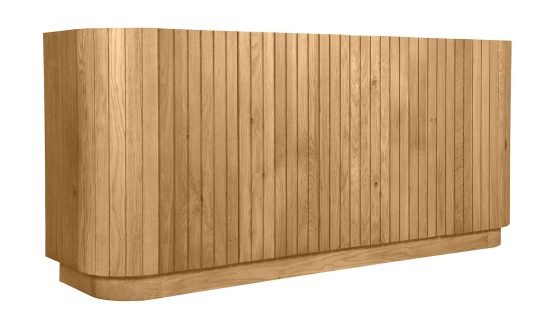 POVERA 4 DOOR SIDEBOARD OAK NATURAL - Image 3