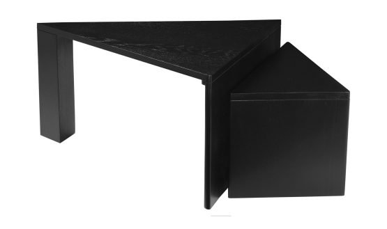 ATON NESTING COFFEE TABLE BLACK - Image 2