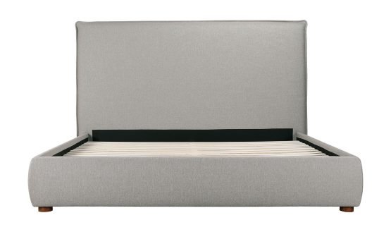 LUZON QUEEN BED TALL HEADBOARD GREYSTONE