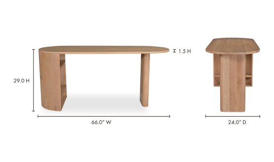 THEO DESK NATURAL - Image 8