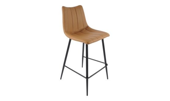 ALIBI COUNTER STOOL - SET OF TWO TAN - Image 2