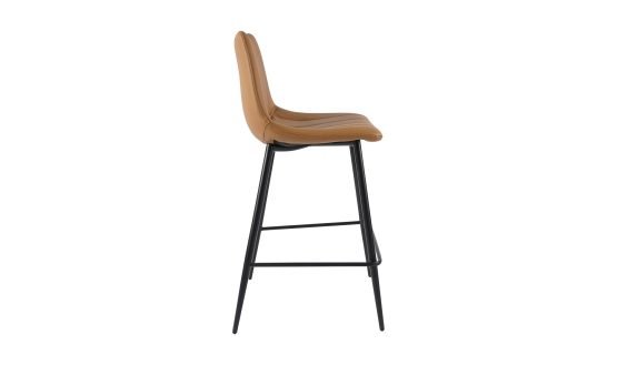 ALIBI COUNTER STOOL - SET OF TWO TAN - Image 3