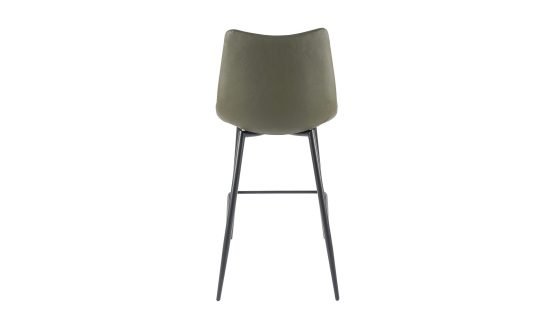 ALIBI COUNTER STOOL - SET OF TWO DARK GREEN - Image 4