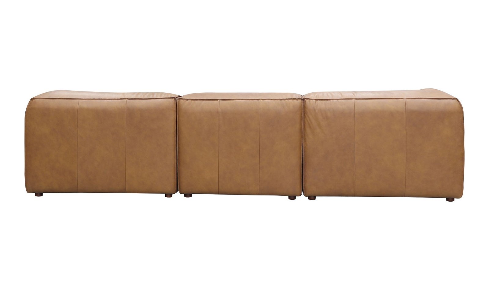 FORM CLASSIC L-SHAPED MODULAR SECTIONAL LEATHER SONORAN TAN - Image 3