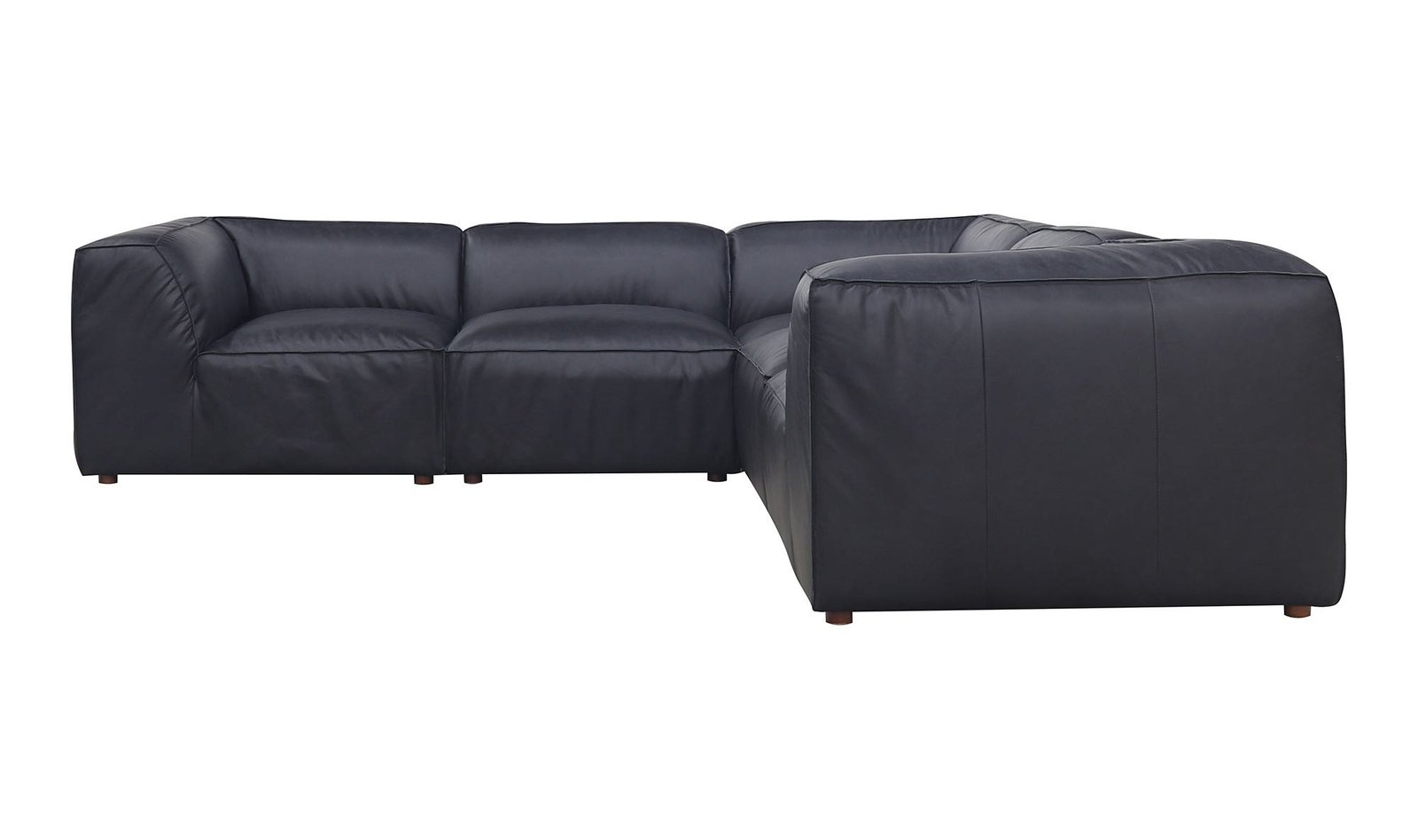 FORM DREAM MODULAR SECTIONAL LEATHER VANTAGE BLACK - Image 4