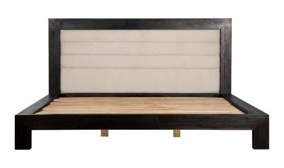 ASHCROFT KING BED BEIGE