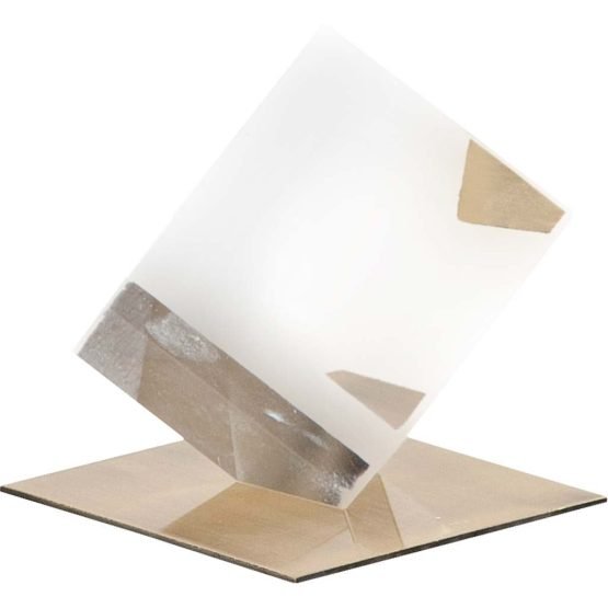 Lareina I Small 4L x 4W Clear Glass Cube
