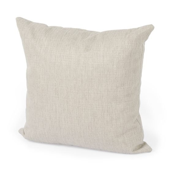 Valence Beige Throw Pillow Sectional Piece