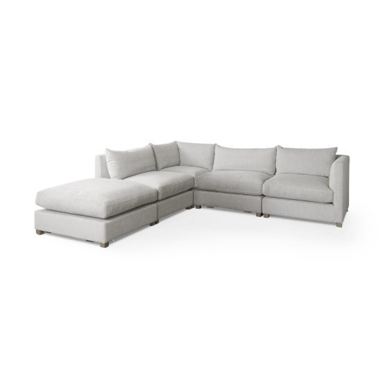 Valence 5 Piece (Incl. 1 ottoman) Modular Sofa Set