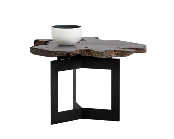 Wyatt Side Table Dark Brown