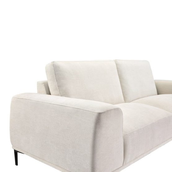 MIDDLETON Sofa GY-SF-8561 Beige linen Silex 01 Black legs