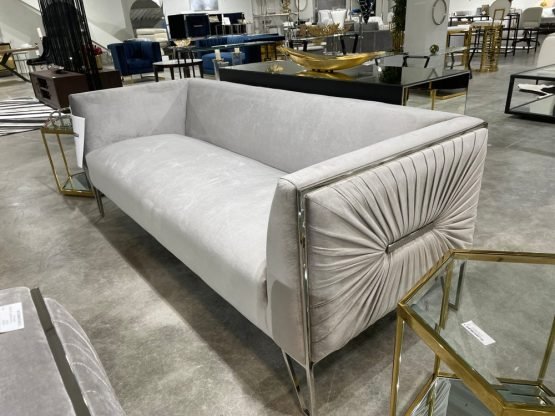 TRURO SOFA GY-SF-8575 NP Grey Velvet color