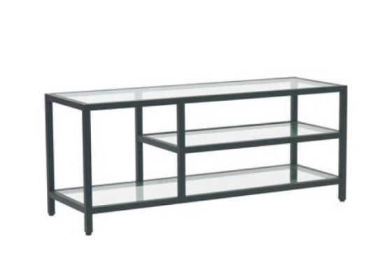 MILEY TV Stand GY-TV-6459BK Black metal condo size