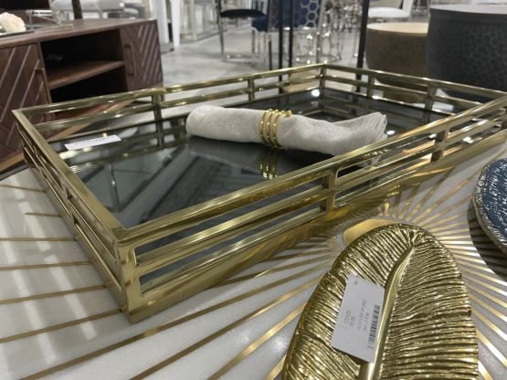 GOLD AND BLACK TRAY GY-2919