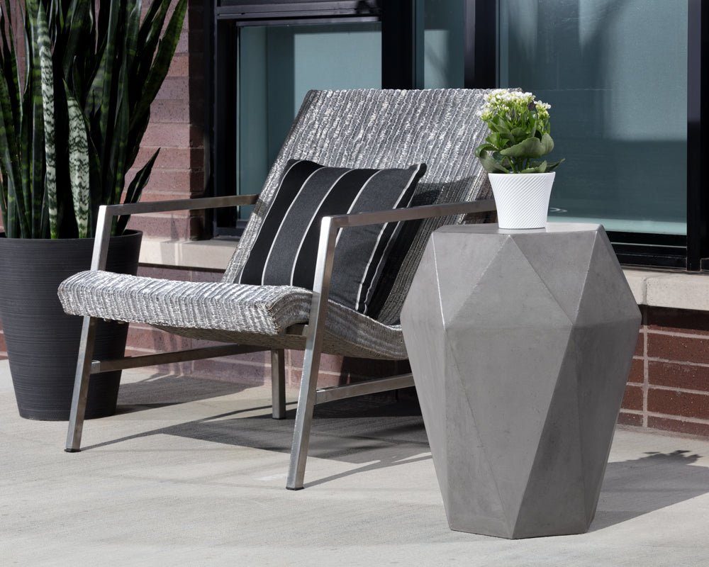 Constance End Table Grey - Image 4