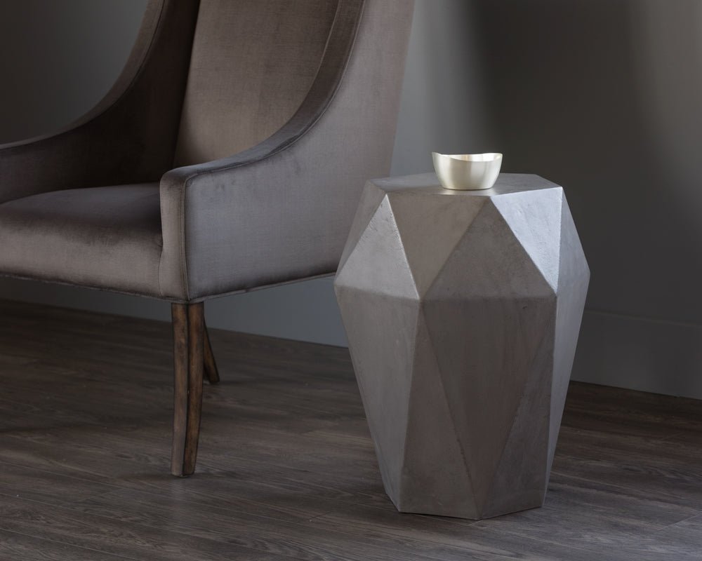 Constance End Table Grey - Image 5