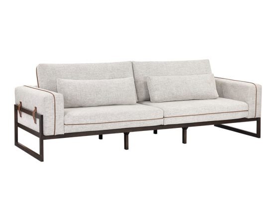 Belinda Sofa Rhapsody Greige / Vintage Camel
