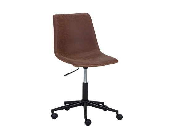 Cal Office Chair Antique Brown
