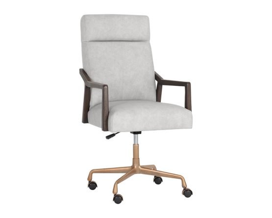 Collin Office Chair - Brown Saloon Light Grey