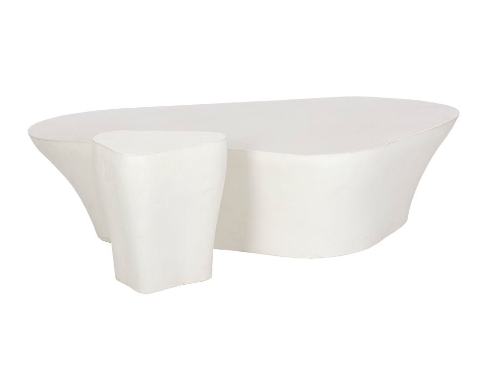 Dali End Table - White - Small White - Image 6