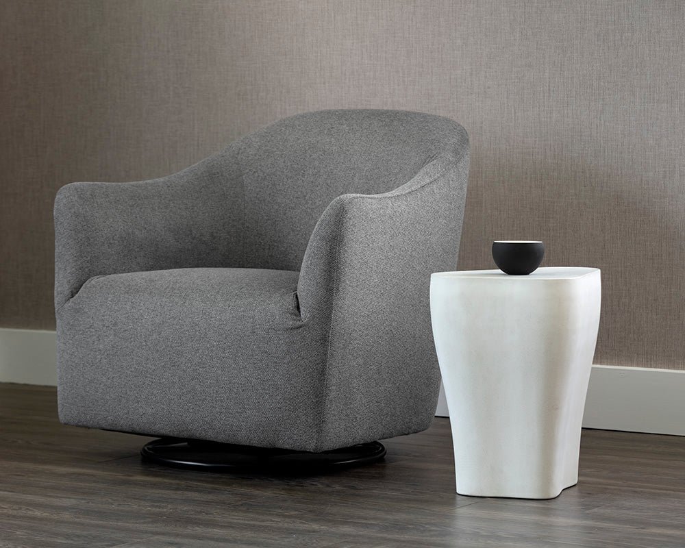 Dali End Table - White - Small White - Image 7