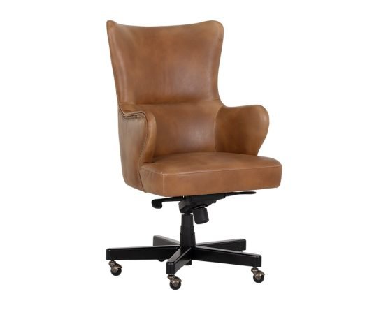 Hubert Office Chair Tobacco Tan
