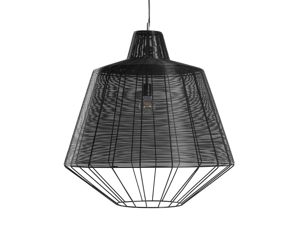 Leballe Pendant Light - Large Black