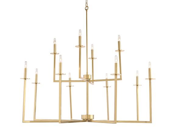Kaya Chandelier Gold