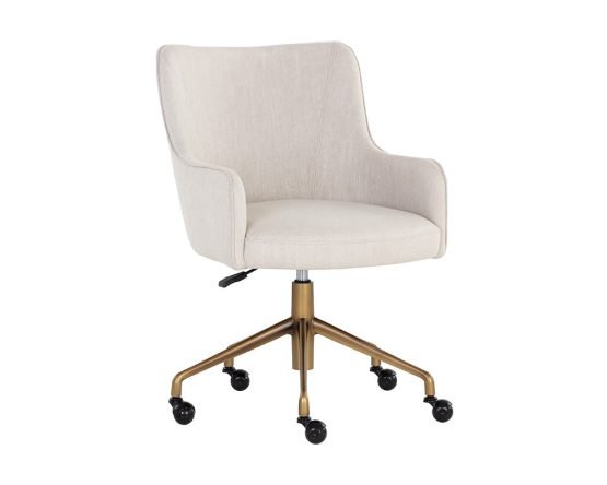 Franklin Office Chair Beige Linen