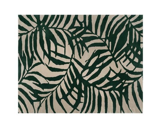 Palma Hand-woven Rug Green / Beige 8' X 10'