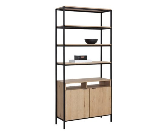 Ambrose Modular Bookcase - Large Rustic Oak